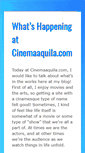 Mobile Screenshot of cinemaaquila.com